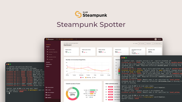 Spotlight - Steampunk Spotter (Ansible)