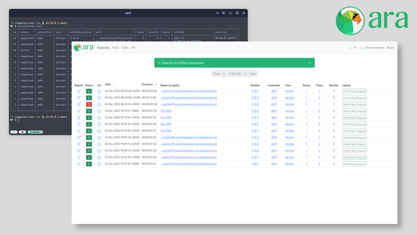 Spotlight - ARA records Ansible